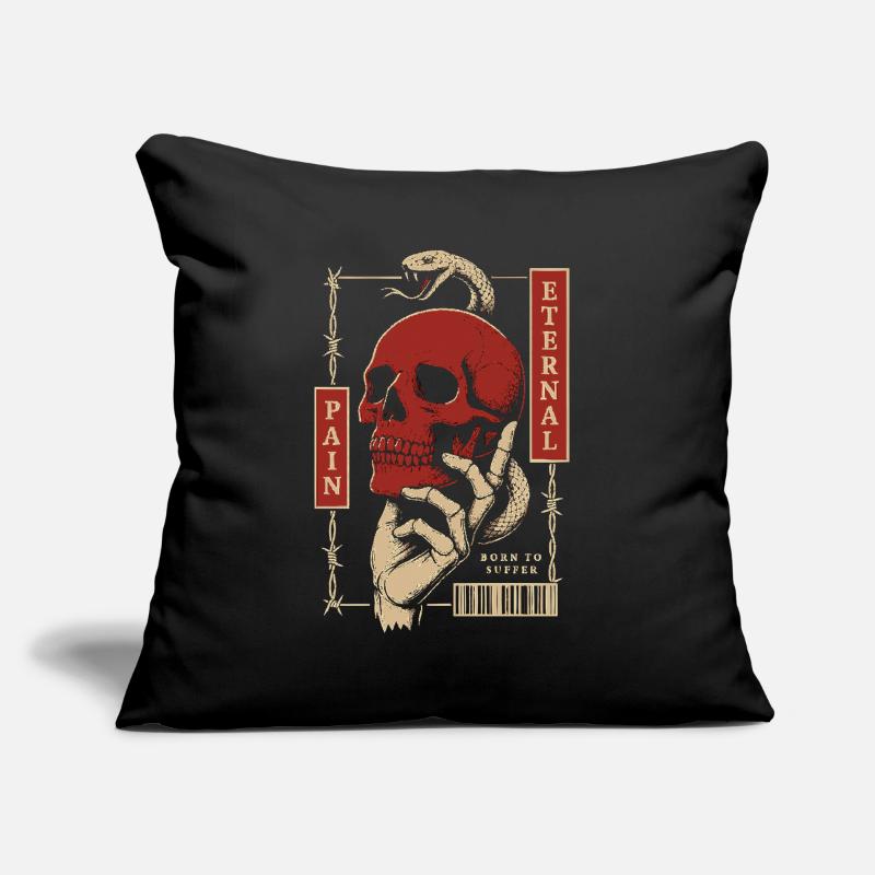 Douleur éternelle – Né pour souffrir Coussin et housse de 45 x 45 cm