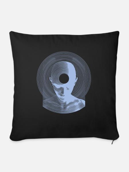 Zero 23 - Sofakissen mit Füllung 45 x 45 cm - Schwarz