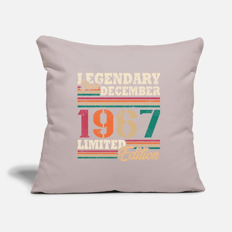 Legendary December 1967 limited edition Sofa pillow with filling 45cm x 45cm
