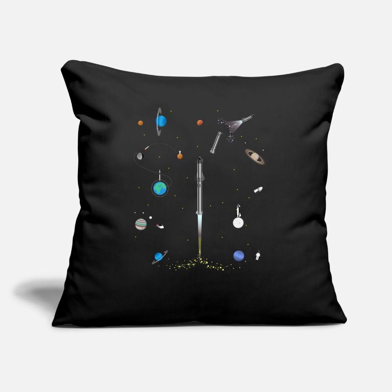A Space-x blast into Space pattern Sofa pillow with filling 45cm x 45cm