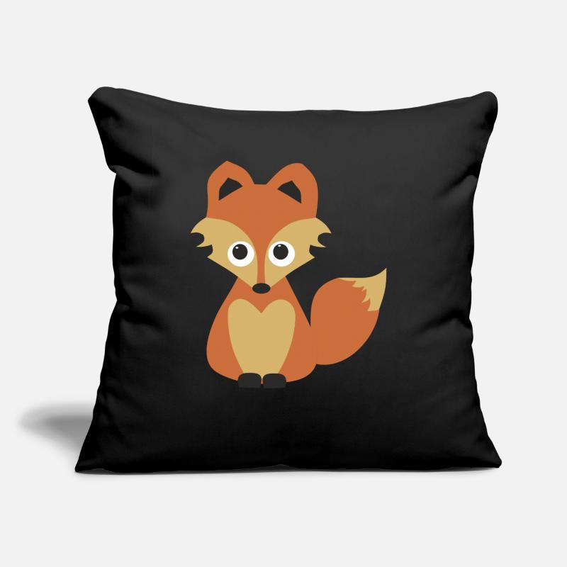 Fuchs Sofakissen mit Füllung 45 x 45 cm