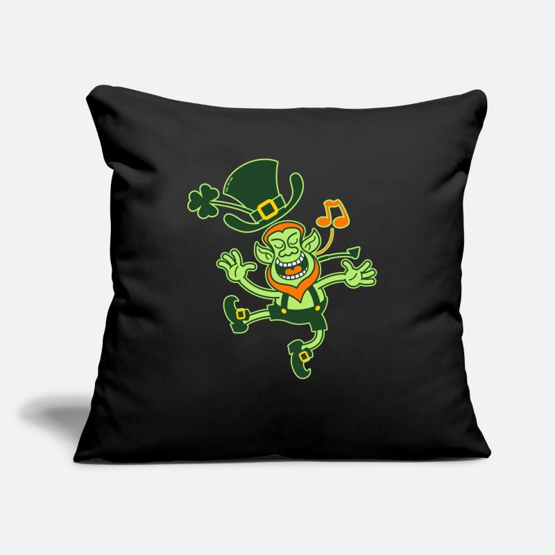 Leprechaun Dancing and Singing Sofa pillow with filling 45cm x 45cm