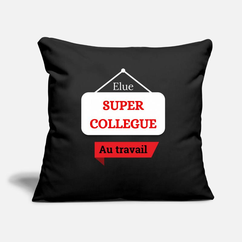 Elected super co-worker Sofa pillow with filling 45cm x 45cm