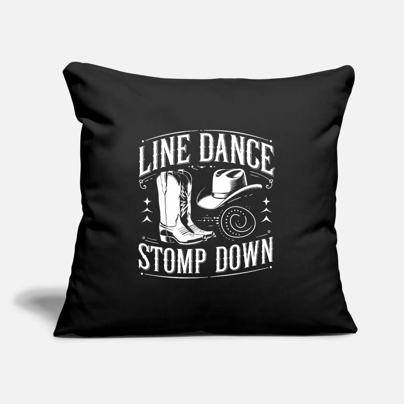 Ready for Line Dance Stomp Down Sofa pillow with filling 45cm x 45cm