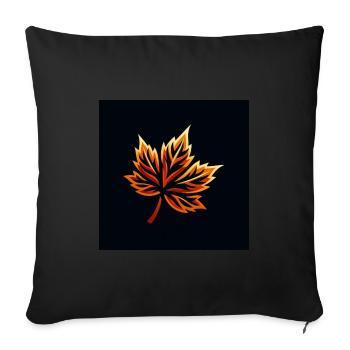 Edition: Herbst - Sofakissen mit Füllung 45 x 45 cm - Schwarz - Vorne