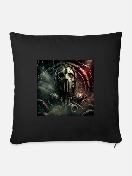 Metalhead - Sofakissen mit Füllung 45 x 45 cm - Schwarz