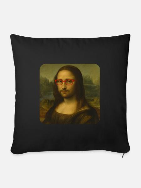 Onkel Lisa - Sofakissen mit Füllung 45 x 45 cm - Schwarz