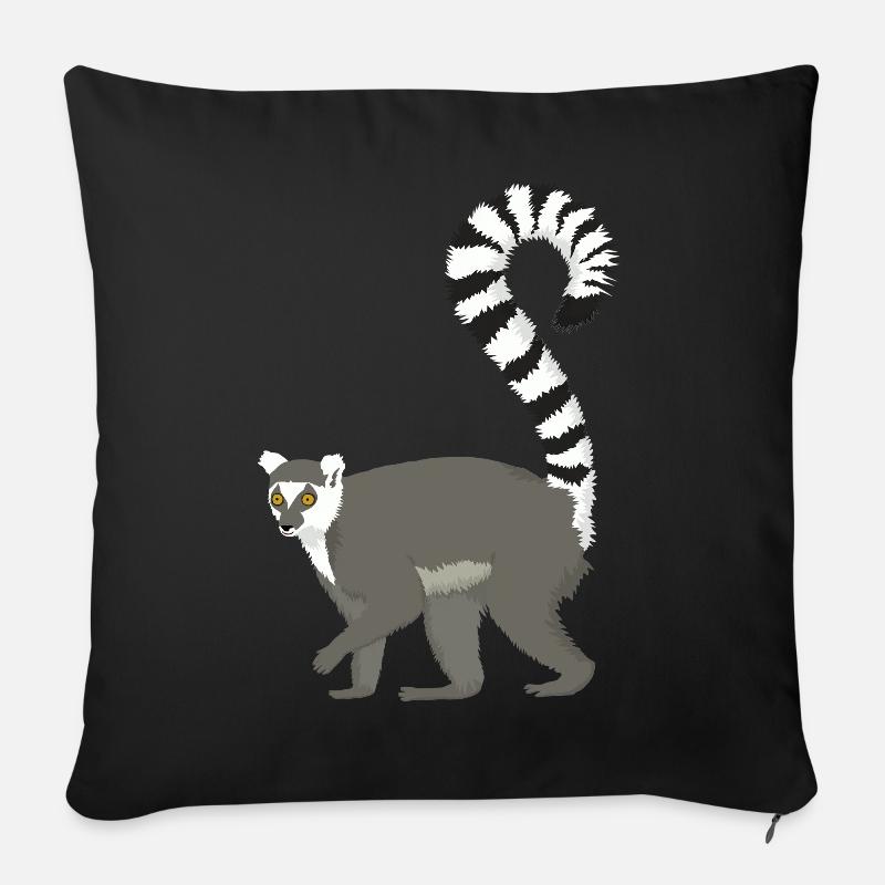 Katta - Sofakissen mit Füllung 45 x 45 cm - Schwarz
