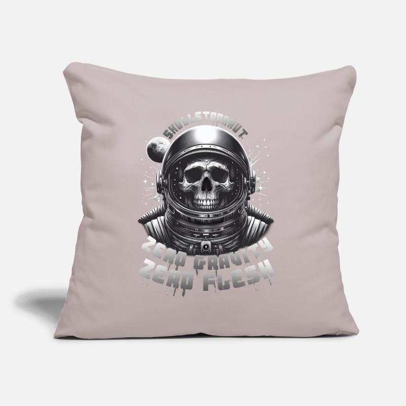 Skull Astronaut: Skullstronaut, Zero Gravity Sofa pillow with filling 45cm x 45cm