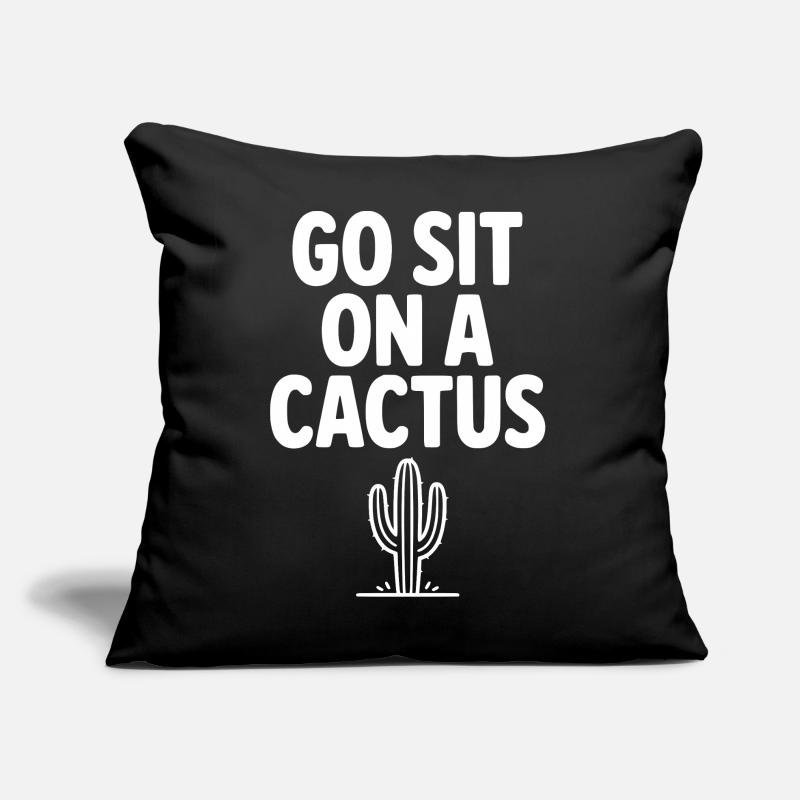 Got Sit on a Cactus Sofa pillow with filling 45cm x 45cm