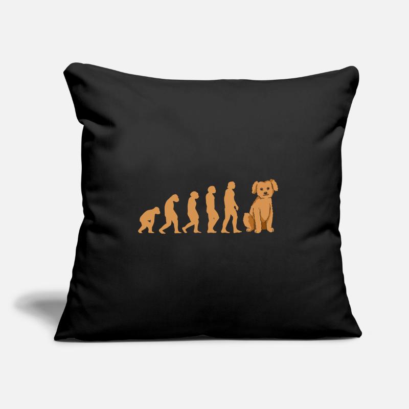 Caniche Evolution Coussin et housse de 45 x 45 cm