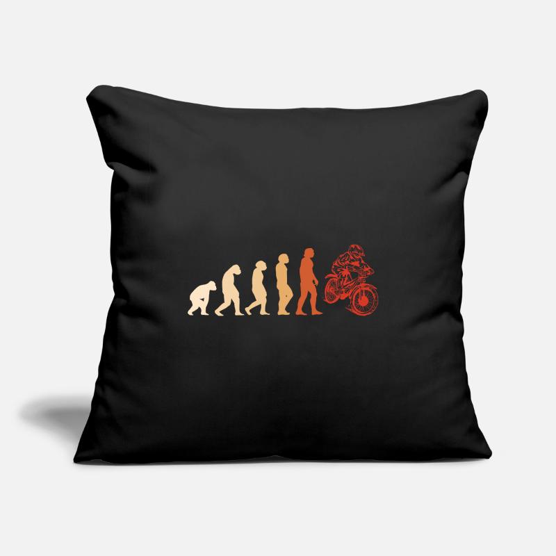 Biker Evolution Mountain Biking Sofa pillow with filling 45cm x 45cm