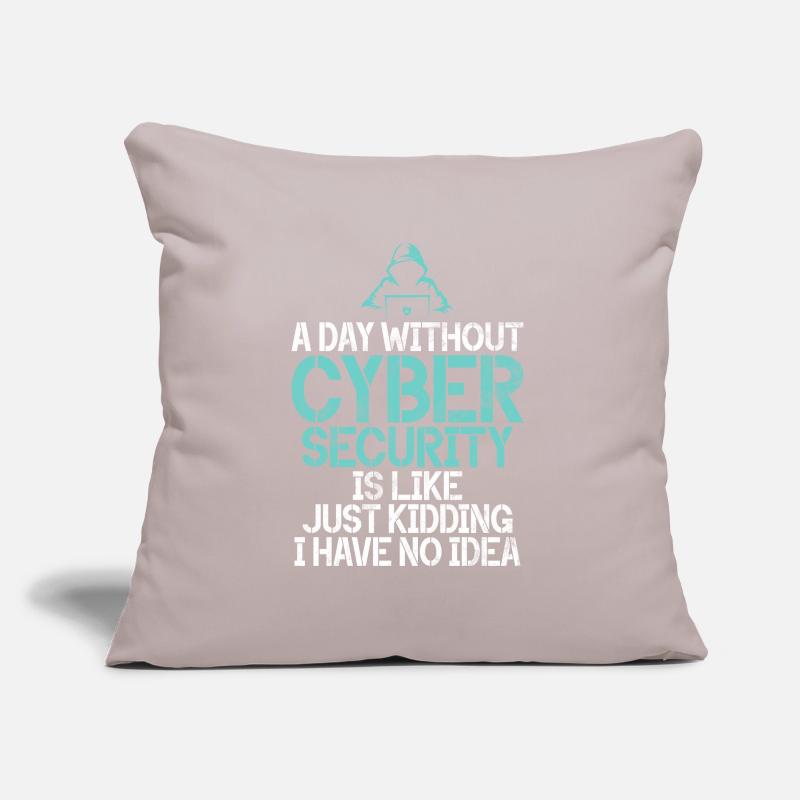 Cyber security hacker hacking Sofa pillow with filling 45cm x 45cm