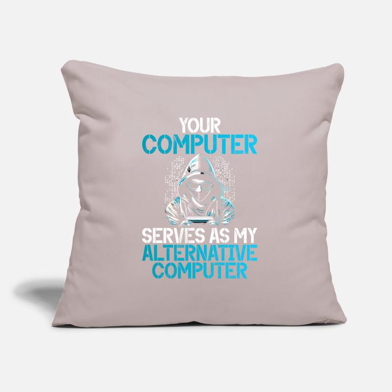 Cyber security hacker hacking Sofa pillow with filling 45cm x 45cm