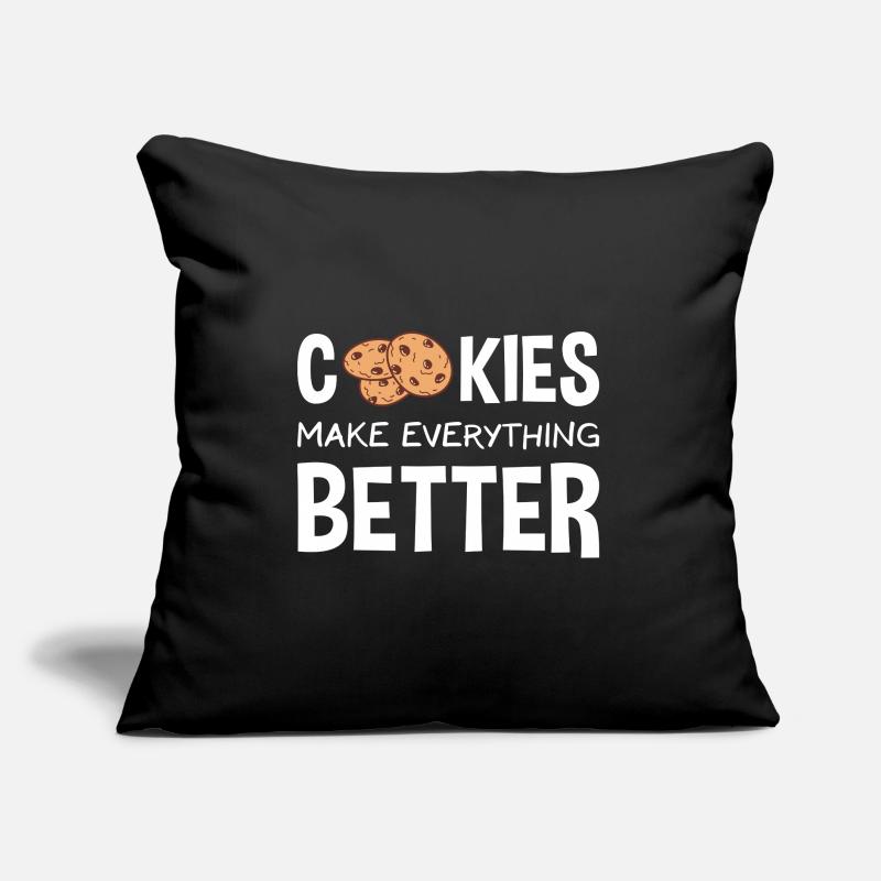 Baking Cookies Make Everything Better Cookie Sofakissen mit Füllung 45 x 45 cm