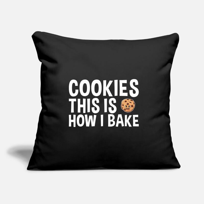Baking This Is How I Bake Cookie Sofakissen mit Füllung 45 x 45 cm