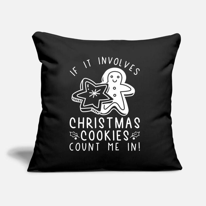 S’il s’agit de biscuits de Noël, comptez-moi Coussin et housse de 45 x 45 cm