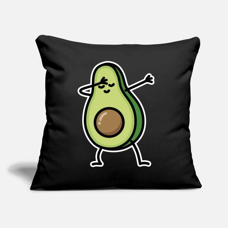 Avocado dab dabbing Sofakissen mit Füllung 45 x 45 cm