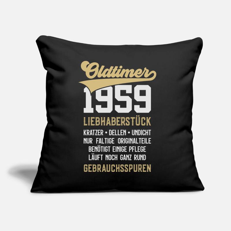 67. GEBURTSTAG OLDTIMER 1959 Sofakissen mit Füllung 45 x 45 cm