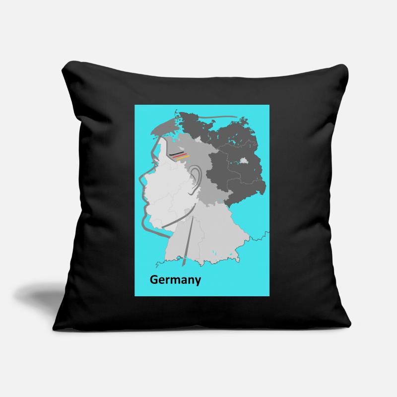 Germany Gradient Map Sofa pillow with filling 45cm x 45cm