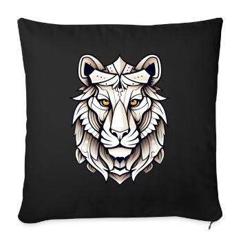 WildYou - Coussin et housse de 45 x 45 cm - noir - Devant