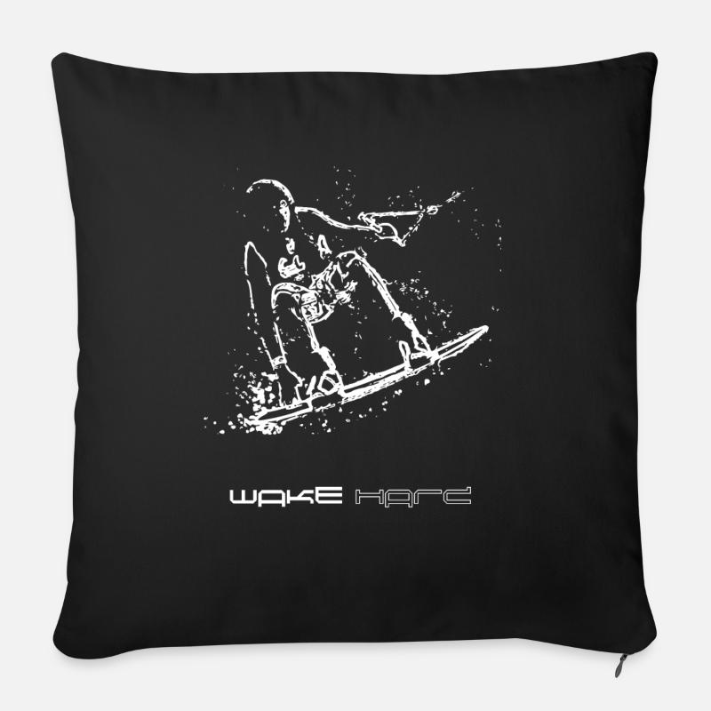 Wakeboarder - Sofakissen mit Füllung 45 x 45 cm - Schwarz