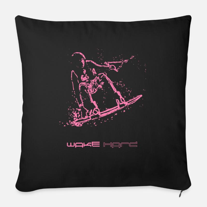 planchiste - Coussin et housse de 45 x 45 cm - noir