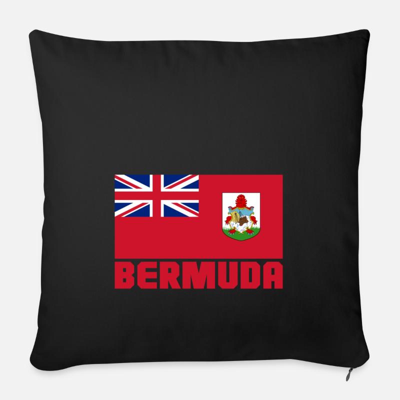 Bermuda - Sofakissen mit Füllung 45 x 45 cm - Schwarz