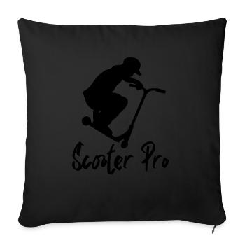 PRO SCOOTER Scooter Pro - Sofa pillow with filling 45cm x 45cm - black - Front