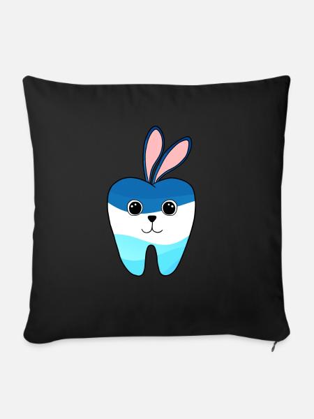 Ostern - Sofakissen mit Füllung 45 x 45 cm - Schwarz