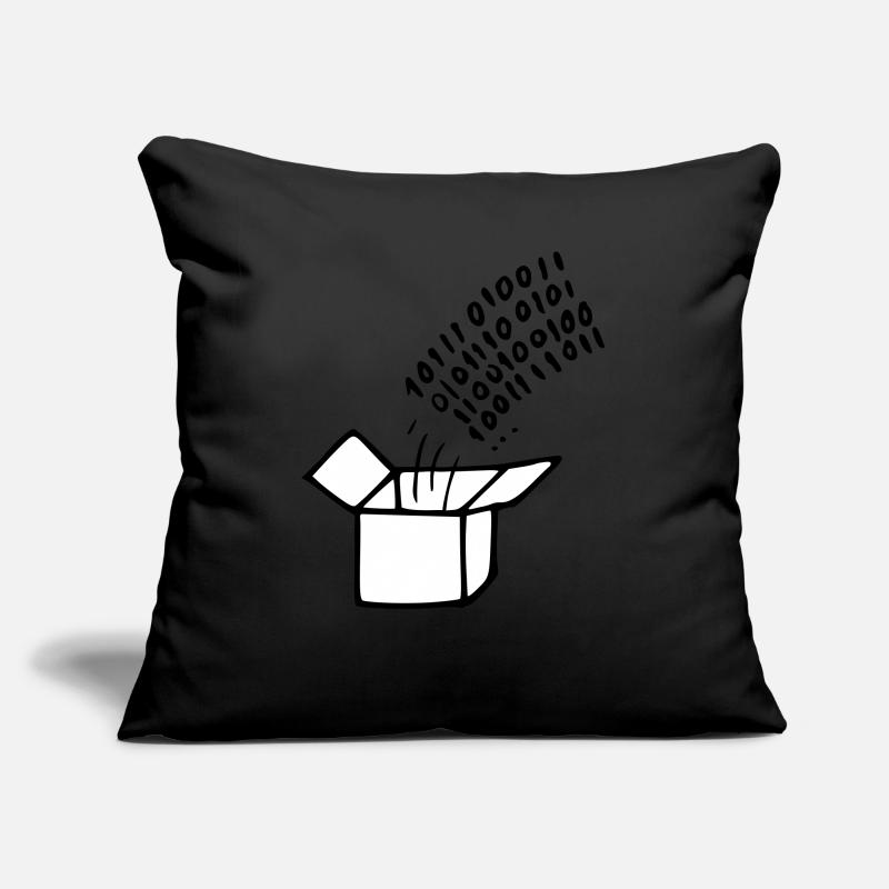 OpenSource Code Coussin et housse de 45 x 45 cm