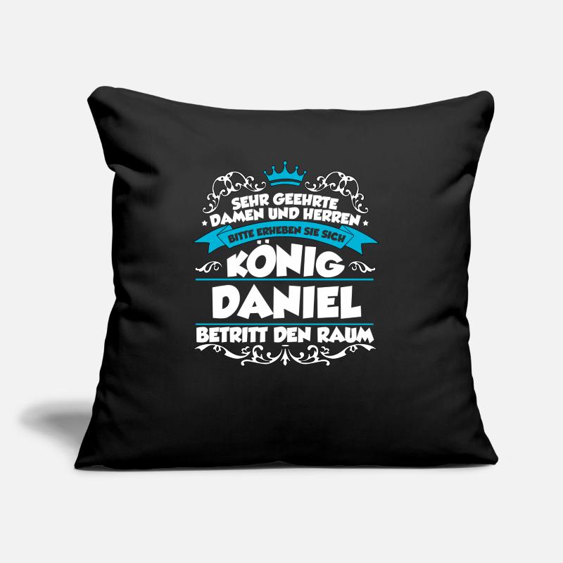 Daniel Name Design Sofakissen mit Füllung 45 x 45 cm