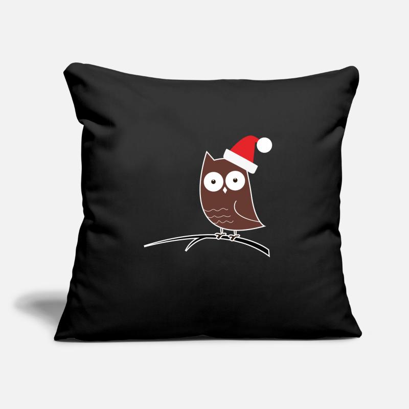Die Weihnachts-Eule! Geschenk Idee Sofakissen mit Füllung 45 x 45 cm