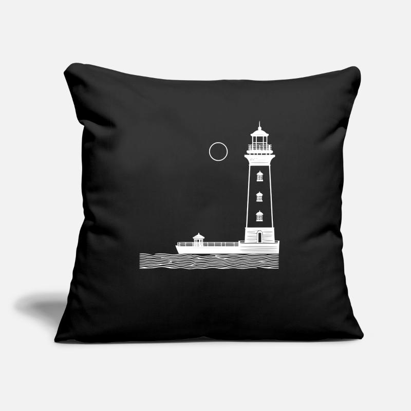 Lighthouse 2 white Sofa pillow with filling 45cm x 45cm