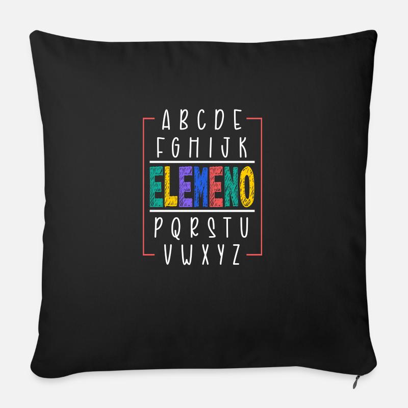 Lehrer Präsent Lehramt Studium Lehrkraft Schule - Sofakissen mit Füllung 45 x 45 cm - Schwarz
