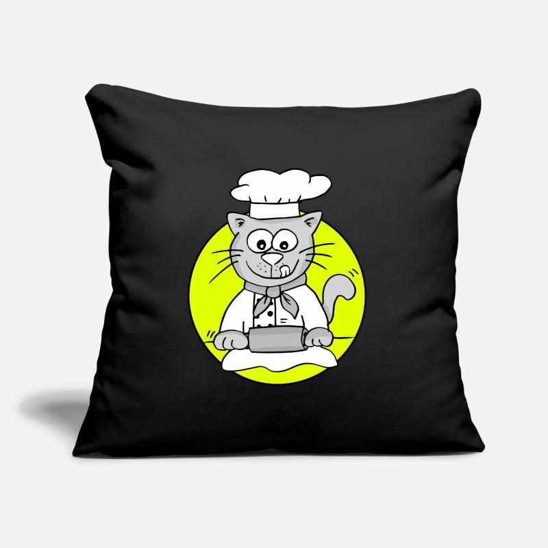 Retro Baker Cat - Profession Baker Sofa pillow with filling 45cm x 45cm