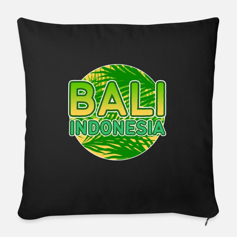 Bali - Sofakissen mit Füllung 45 x 45 cm - Schwarz
