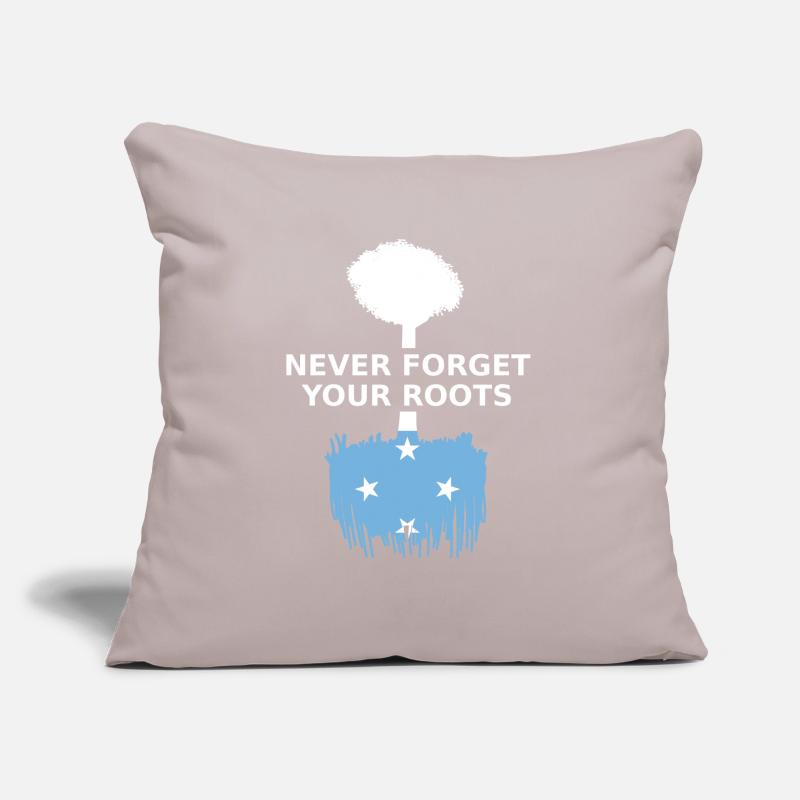 Micronesia Never Forget Your Micronesian Roots Sofa pillow with filling 45cm x 45cm