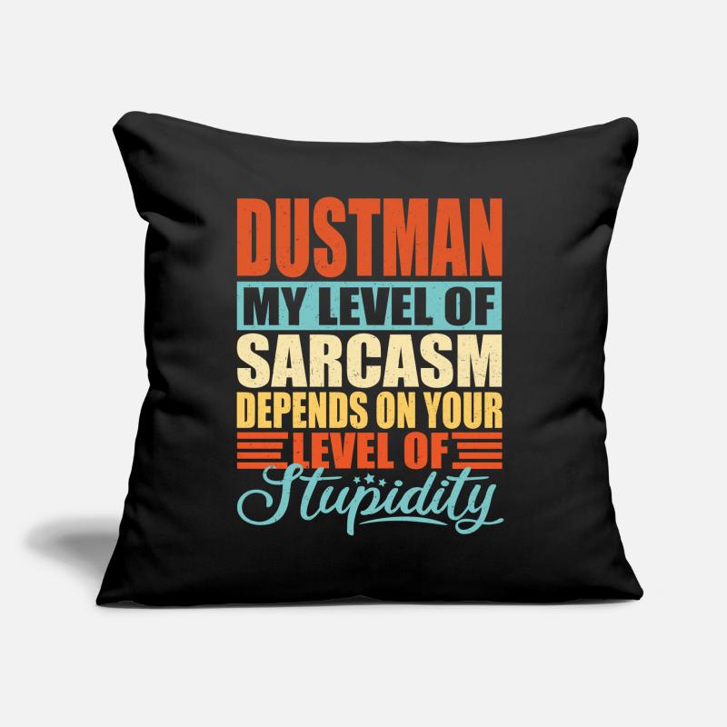 Garbage man Occupation Garbage collection Garbage worker Sofa pillow with filling 45cm x 45cm