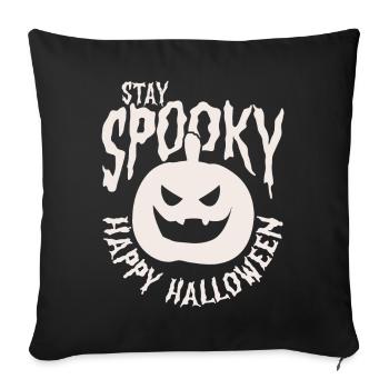 Halloween Pumpkin - Sofa pillow with filling 45cm x 45cm - black - Front