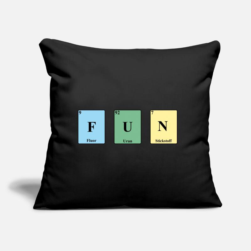 Fun Periodic Table Elements PSE Sofa pillow with filling 45cm x 45cm