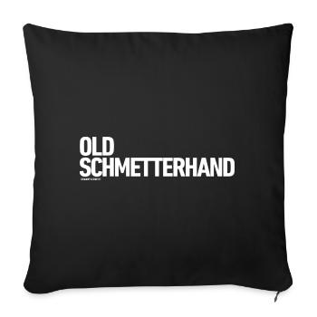 OLD SCHMETTERHAND - Sofakissen mit Füllung 45 x 45 cm - Schwarz - Vorne