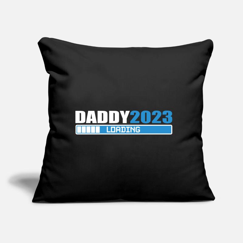 Daddy 2b 2023 loading pregnancy announcement gift Sofakissen mit Füllung 45 x 45 cm