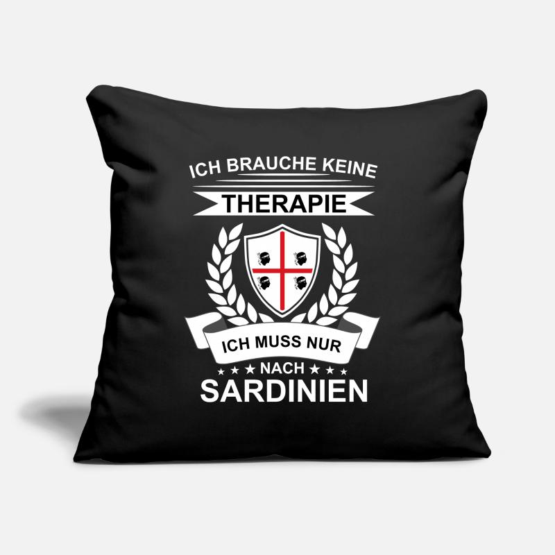 Sardaigne Drapeau Sardaigne Drapeau Sarde Pas de thérapie Coussin et housse de 45 x 45 cm