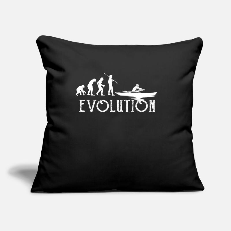 Rudern Evolution Geschenk Ruderer Mann Sofakissen mit Füllung 45 x 45 cm