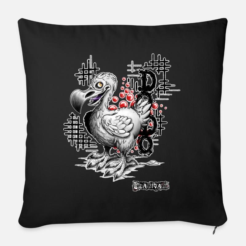 DODO 2022 - Coussin et housse de 45 x 45 cm - noir