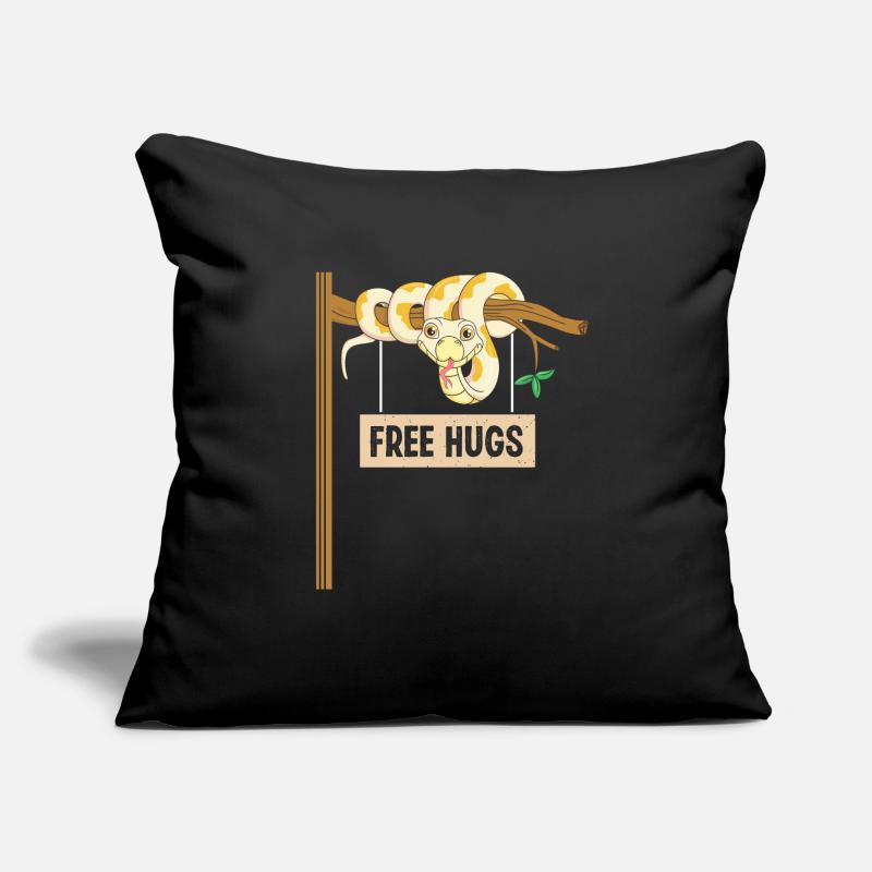 King python design pour les amateurs de serpents Coussin et housse de 45 x 45 cm