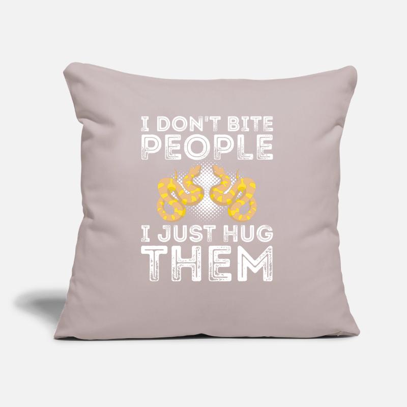 King python design pour les amateurs de serpents Coussin et housse de 45 x 45 cm