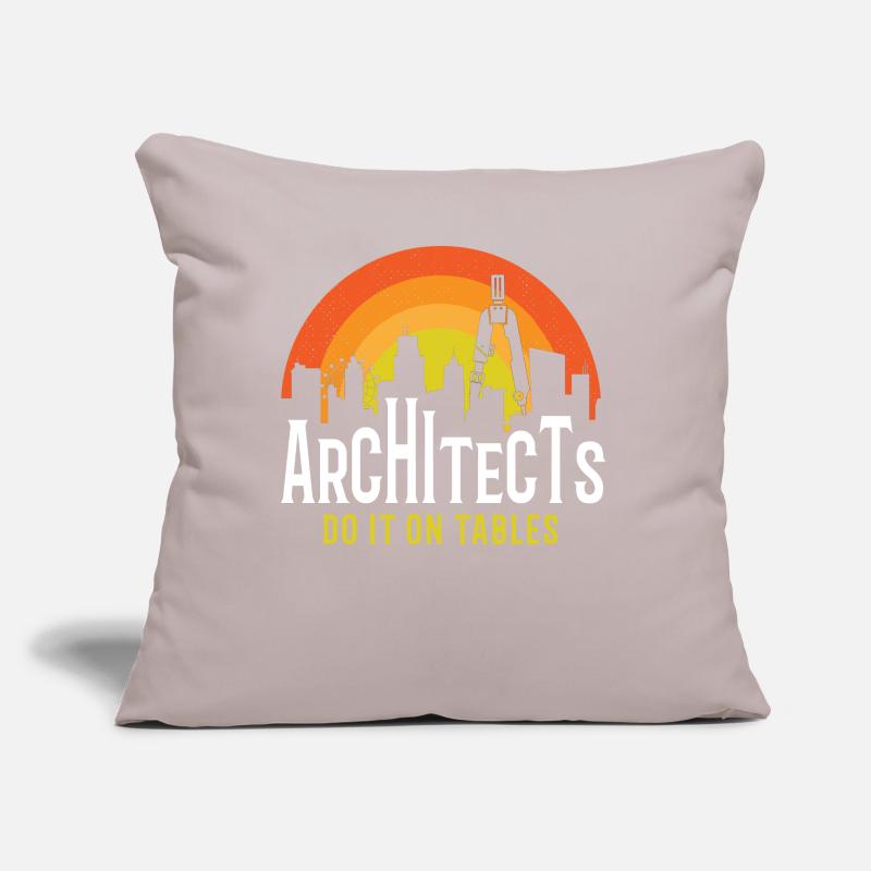 Architect Gift Profession Architecture Job Architect Sofa pillow with filling 45cm x 45cm