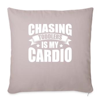 Babysitter Gift Babysitting Best Babysitter - Sofa pillow with filling 45cm x 45cm - light taupe - Front